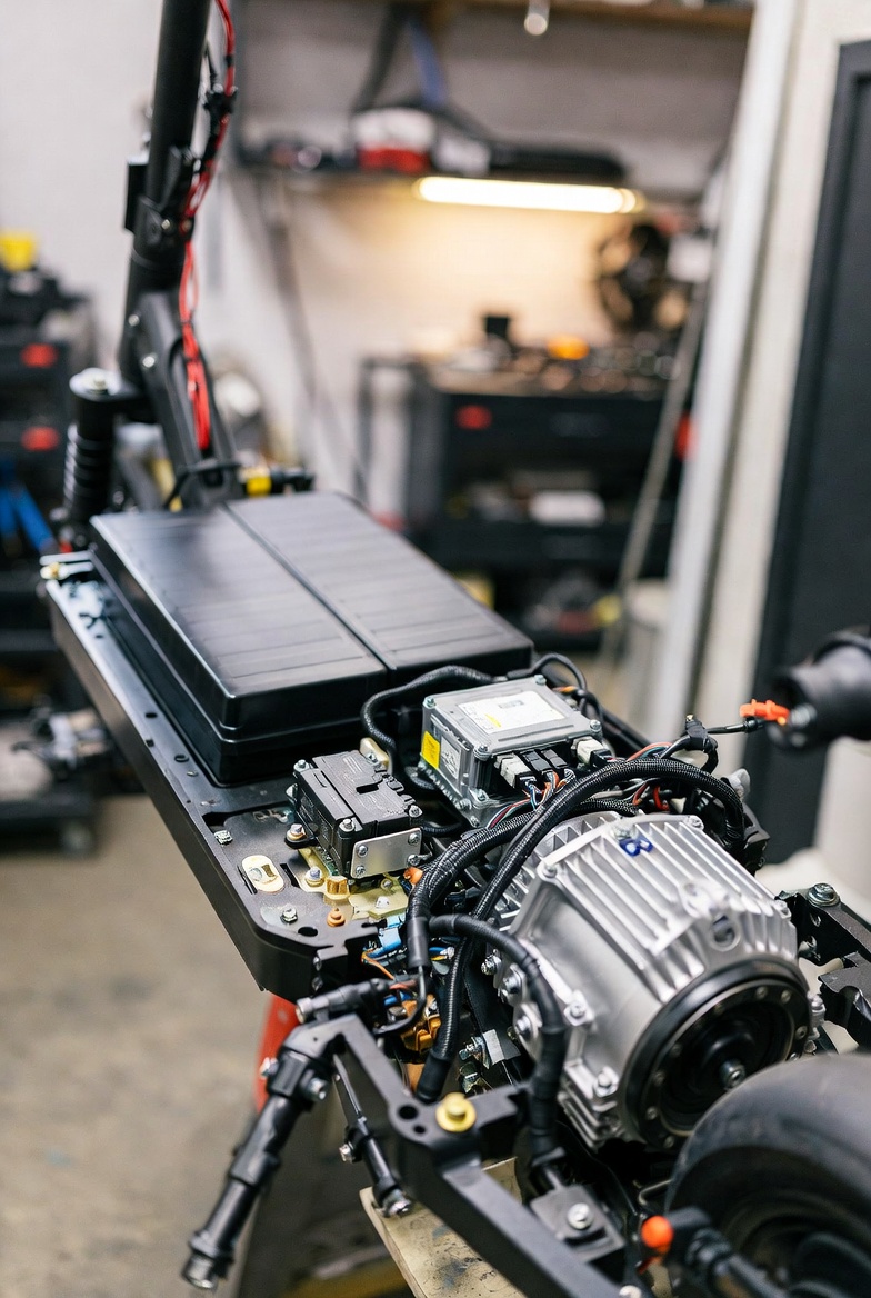 3D Prikaz Unutarnje Arhitekture Romobila